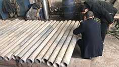 河北鹽山的客戶(hù)前來(lái)驗收產(chǎn)品