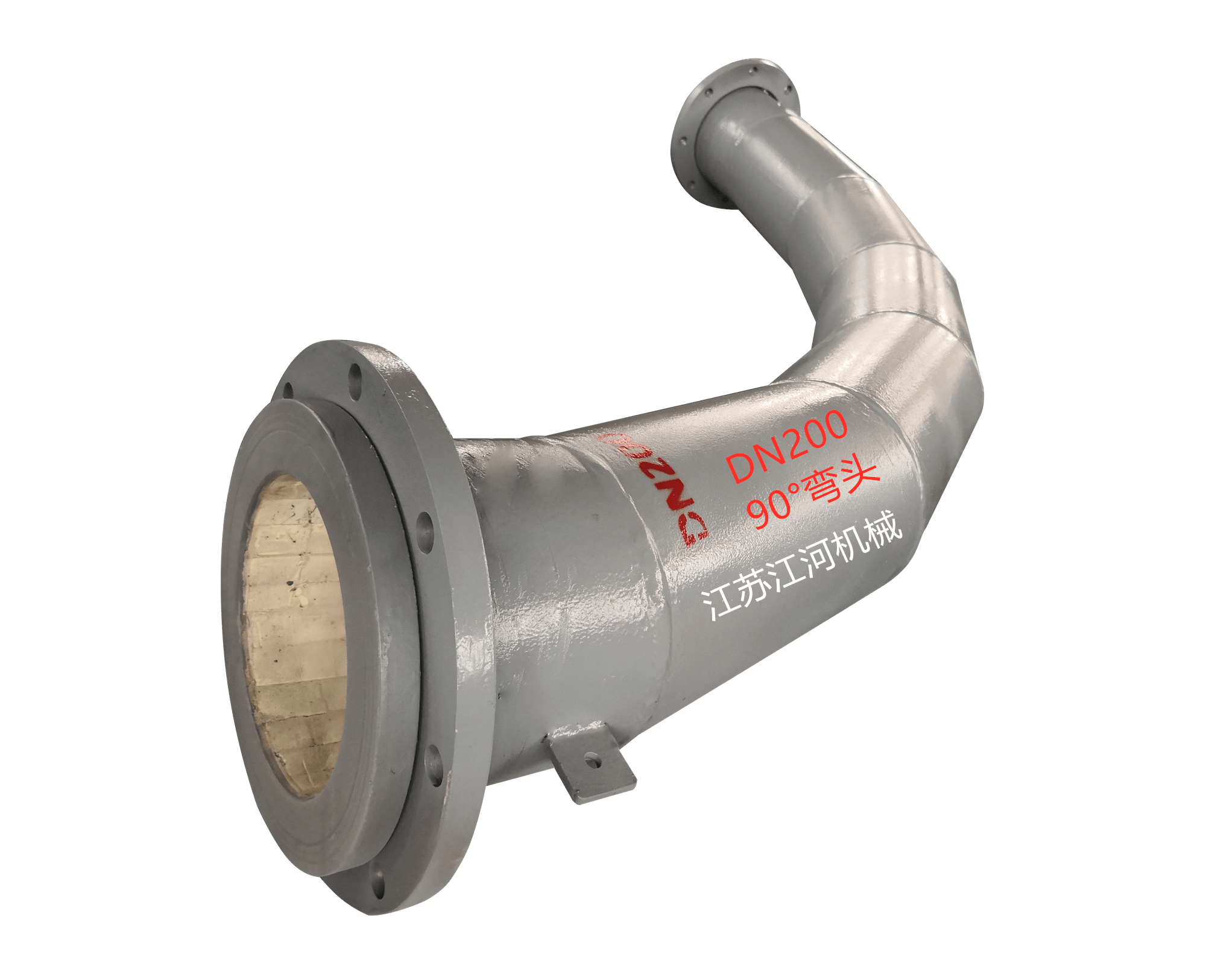 耐磨陶瓷管道彎頭廠(chǎng)家直銷(xiāo)-物美價(jià)廉[江蘇江河]