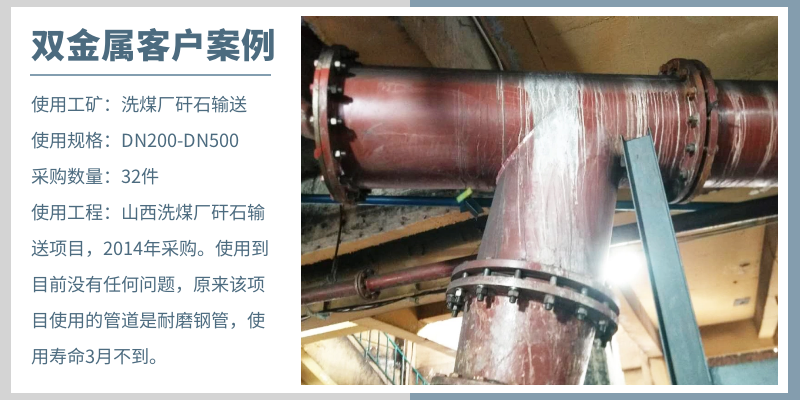 供應雙金屬耐磨彎頭