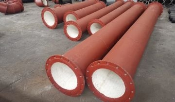 氧化鋁耐磨陶瓷管內部瓷片為什么易脫落?