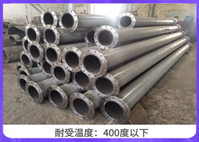 襯膠管道耐受溫度在什么范圍內？[江河]