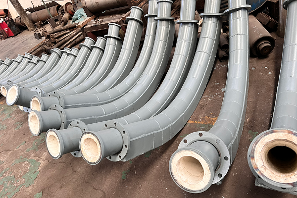 陶瓷耐磨復合背包彎頭