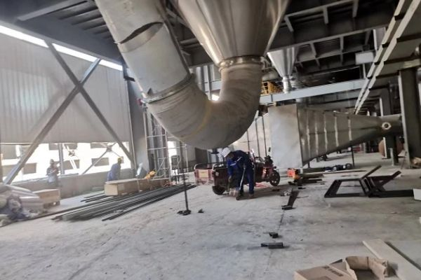 耐磨陶瓷管道在鋰電現場(chǎng)應用