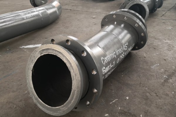 電廠(chǎng)用襯陶瓷耐磨輸灰管道