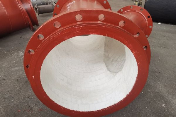 碳鋼內襯陶瓷工藝球形彎頭