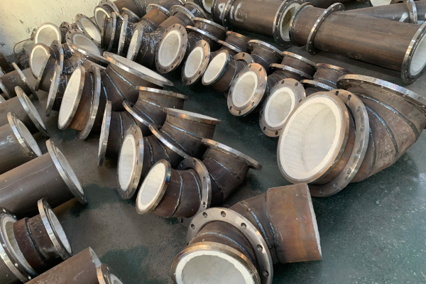 制粉系統耐磨陶瓷片管道