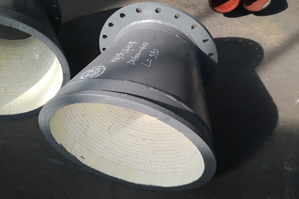 省煤器輸灰管內部襯耐陶瓷