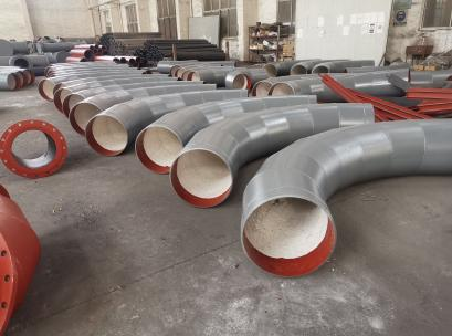 強耐磨，持久耐用——煤礦用陶瓷貼片耐磨彎頭[江河]