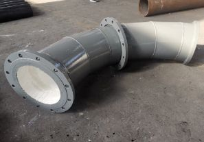 互壓自鎖焊接式耐磨陶瓷彎頭90°的作用