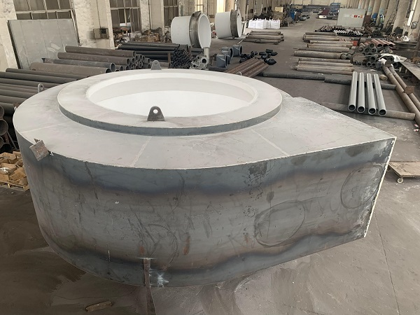 電廠(chǎng)磨煤機內部粘貼陶瓷片