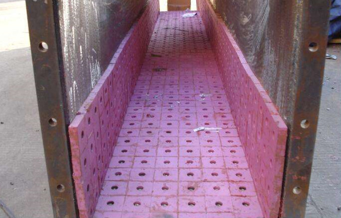 江河機械溜槽耐磨襯板